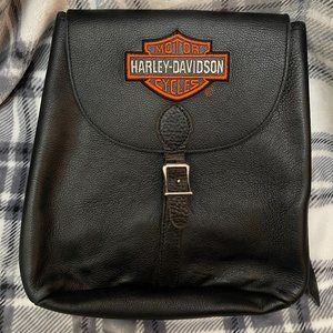 Harley Davidson Leather Backpack